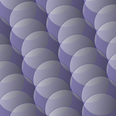 Poster - Simple circle pattern. Abstract 3D spheric design