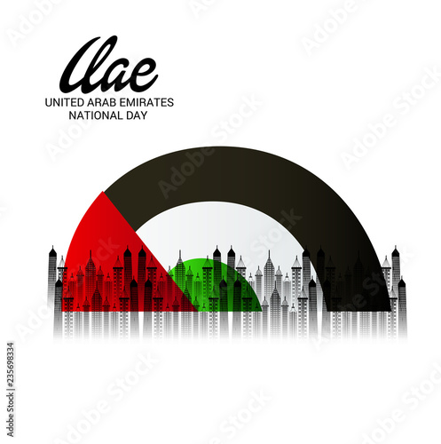 Fotografie, Obraz UAE Independence Day. United Arab Emirates National Day.