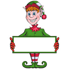 Christmas Elf. Set Of Different Elves For Christmas. Different New Year Characters. Santa Claus Helpers. New Year Characters In The Form Of Christmas Elf. Merry Xmas Design Element.