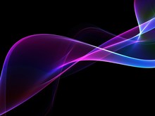 Abstract Colorful Light Wave Futuristic Background 