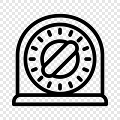 Poster - Target stand icon. Cartoon of target stand vector icon for web design  