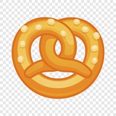 Poster - Pretzel icon. Cartoon of pretzel vector icon for web design  