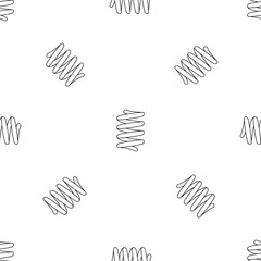 Poster - car spring coil pattern seamless vector repeat geometric for any web design