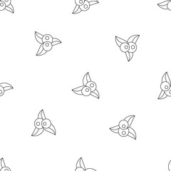 Poster - Blueberry pattern seamless vector repeat geometric for any web design
