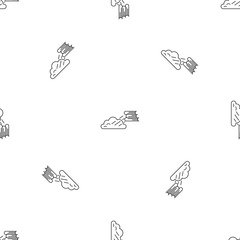 Poster - Book cloud transfer pattern seamless vector repeat geometric for any web design