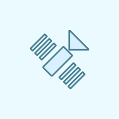 Poster - social network sign field outline icon. Element of 2 color simple icon. Thin line icon for website design and development, app development. Premium icon