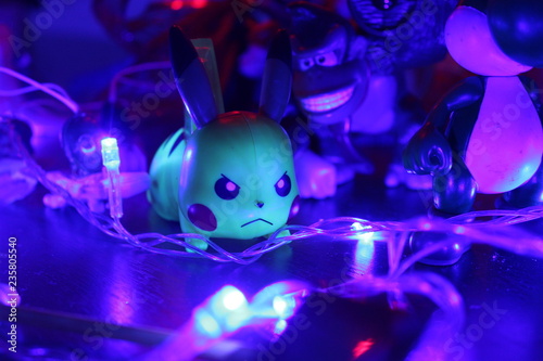 abstract background with balls Canvas Print