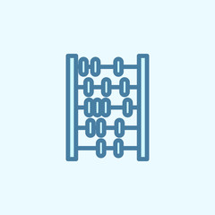Poster - scores field outline icon. Element of 2 color simple icon. Thin line icon for website design and development, app development. Premium icon