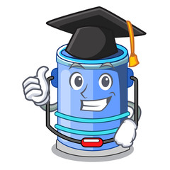 Wall Mural - Graduation cylinder bucket Isometric of for mascot