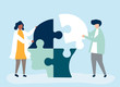 © Rawpixel.com - People connecting jigsaw pieces of a head together