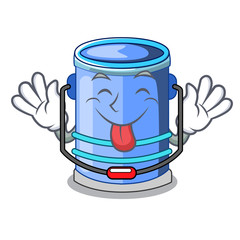 Sticker - Tongue out bucket cylinder water in shape character