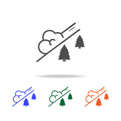 Poster - snow avalanche icon. Elements of Christmas holidays in multi colored icons. Premium quality graphic design icon. Simple icon for websites, web design, mobile app