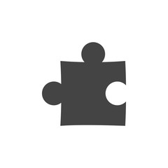 Poster - puzzle icon. Element of business plannin icon. Glyph icon for website design and development, app development. Premium icon