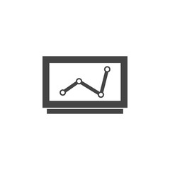 Aufkleber - board, chart icon. Element of business plannin icon. Glyph icon for website design and development, app development. Premium icon
