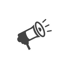 Aufkleber - horn, speaker icon. Element of business plannin icon. Glyph icon for website design and development, app development. Premium icon