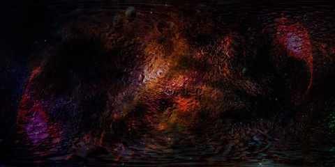 Wall Mural - abstract dark texture surface of far away planet in deep space, the elements of this image furnished