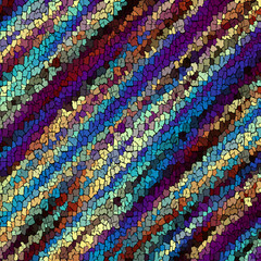 Aufkleber - Seamless grunge abstract square pattern. Paint grunge cracks.