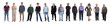 © Curto - group of people of different ages on white background