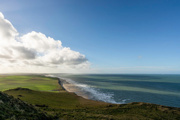 Wall Mural - Cliffs at Cap Blanc Nez in northern France