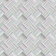 Poster - Abstract diagonal striped square mosaic tile pattern background - repeatable graphic