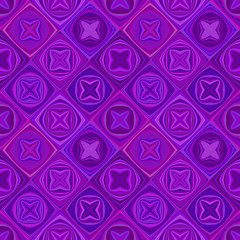 Poster - Purple abstract diagonal curved shape tile mosaic pattern background - seamless design