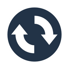 Poster - Detour vector icon isolated, Detour logo concept
