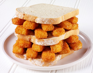 Wall Mural - FISH FINGER SANDWICH