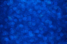 Background Abstract Dark Blue Glitter Bokeh Texture