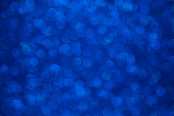 Wall Mural - background abstract dark blue glitter bokeh texture