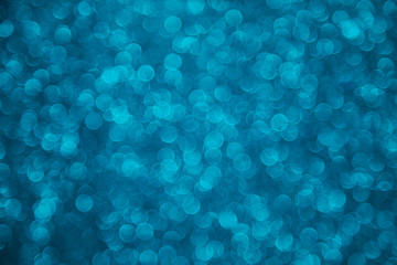 Wall Mural - background abstract bokeh turquoise blue glitter