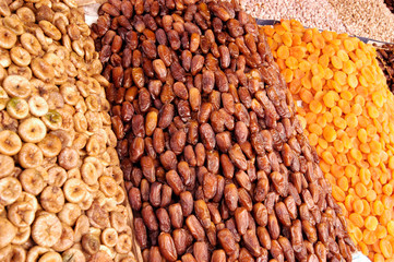 Wall Mural - DRIED FRUIT ON MARKET STALL