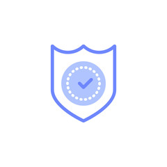 security status icon vector design modern style