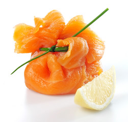 Wall Mural - SALMON AND CHIVE PARCEL