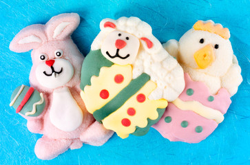 Canvas Print - MARZIPAN EASTER COOKIES OR SWEETS