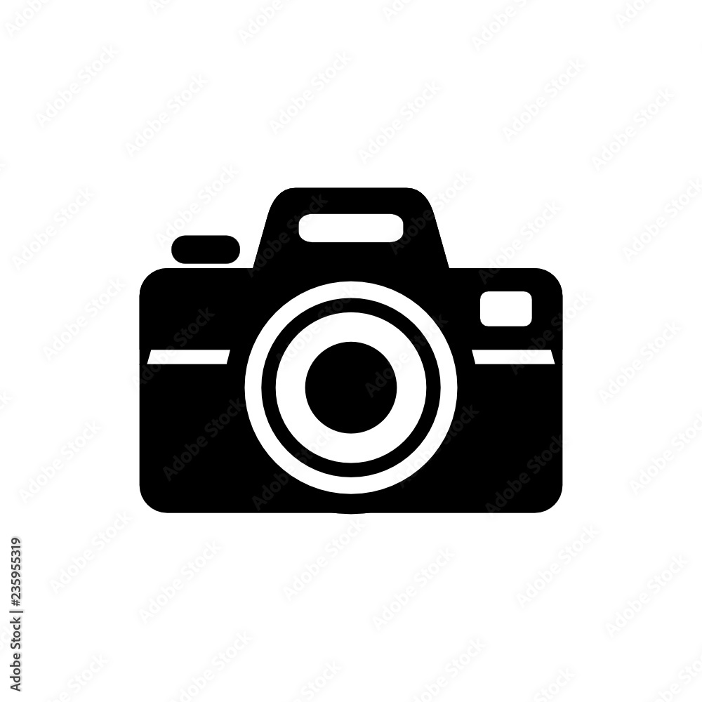 aparat fotograficzny ikona, obrazy, fototapety, plakaty - BajeczneObrazy.pl