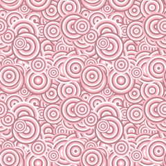 Poster - Abstract geometrical circle pattern background design - color vector illustration from concentric rings