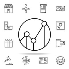 Poster - statistics icon. online shopping icons universal set for web and mobile