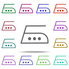 Poster - iron icon. Elements of laundry in multi color style icons. Simple icon for websites, web design, mobile app, info graphics