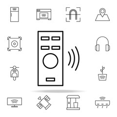 Poster - remote control icon. internet things icons universal set for web and mobile