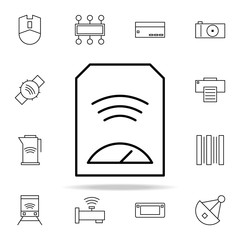 Poster - heater icon. internet things icons universal set for web and mobile