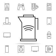 Poster - kettle icon. internet things icons universal set for web and mobile