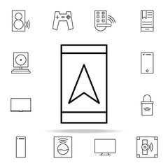 Poster - GPS icon. internet things icons universal set for web and mobile
