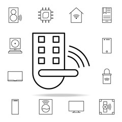 Poster - Padlock icon. internet things icons universal set for web and mobile