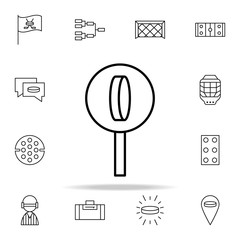 Poster - search hockey games icon. hockey icons universal set for web and mobile