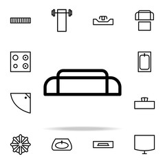 Poster - sofa icon. furnitures icons universal set for web and mobile