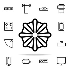 Poster - plant icon. furnitures icons universal set for web and mobile