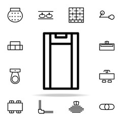 Poster - treadmill icon. furnitures icons universal set for web and mobile