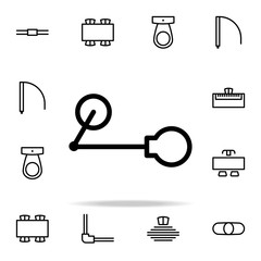 Poster - lamp icon. furnitures icons universal set for web and mobile
