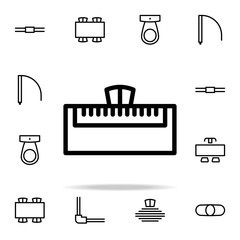 Poster - piano icon. furnitures icons universal set for web and mobile