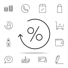 Poster - discounts icon. e-commerce icons universal set for web and mobile